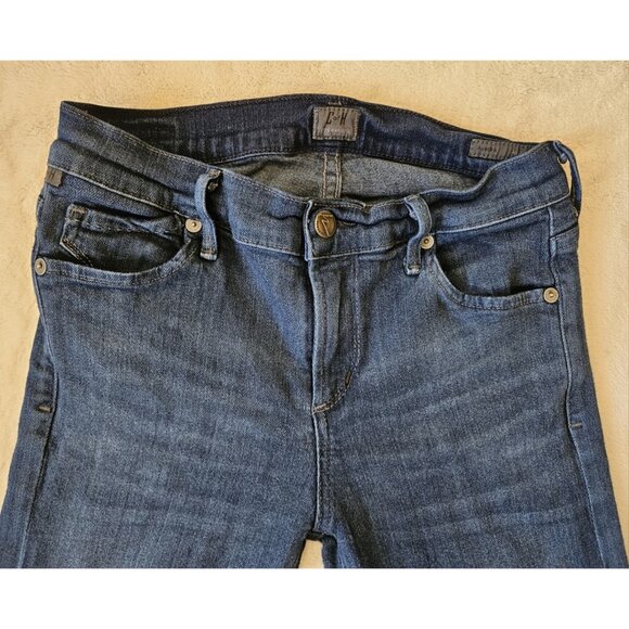 CITIZENS of HUMANITY Avedon Slick Skinny Leg Blue Denim Jeans Women's Size 27 - Picture 2 of 16